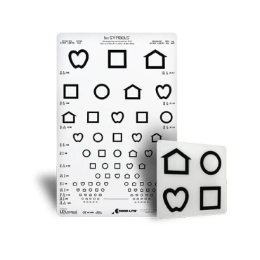 Good-Lite LEA SYMBOLS® 12-Line Translucent Distance ESV1200 and ESV1500 Chart