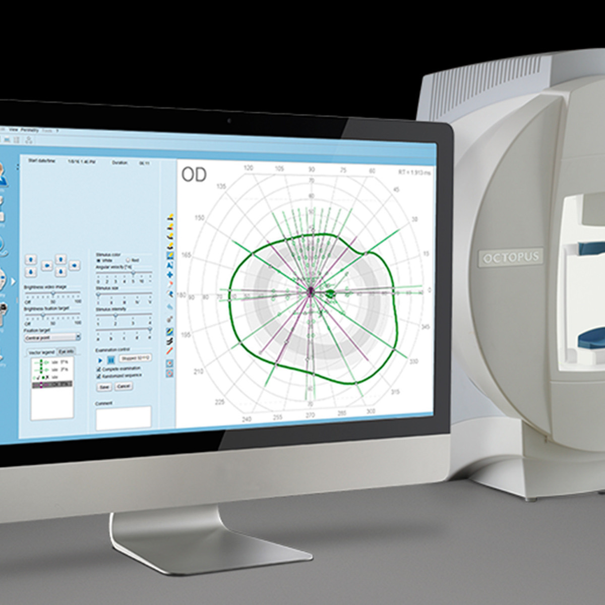 Haag-Streit Octopus 900 Pro Perimeter with monitor