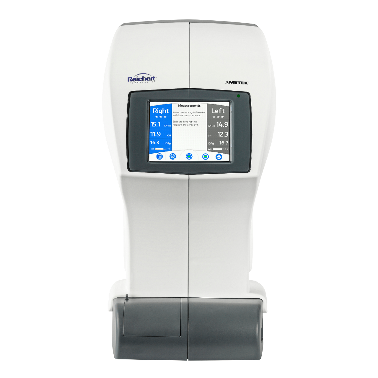 Reichert Ocular Response Analyzer (ORA) G3 Screen Side