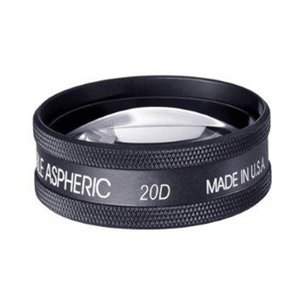 Clearance Volk 20D Large Aspheric Lens, Clear (50mm), with Black Ring